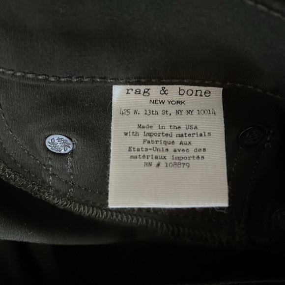 Rag & Bone Women’s Green Jeans Size 27 - Picture 5 of 6